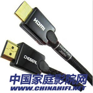 CHOSERL 秋叶原 Q-601 HDMI线 8米(1.4版本 支持3D黑色外皮加网，ABS壳)