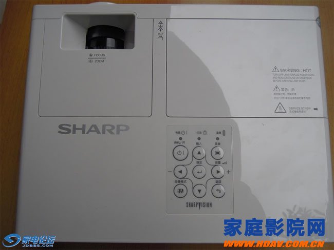 高性价比夏普XV-FZ400A 3D高清投影机评测(图6)