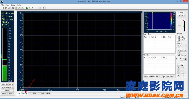 XTZ声学测试仪实用操作——寻找解决房间驻波共振频率(图1)