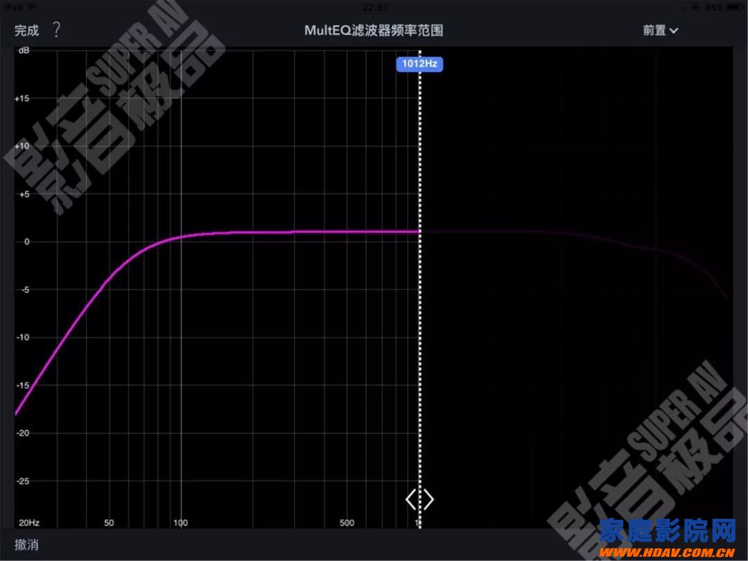 天龙马兰士功放奥德赛Audyssey MultEQ Editor手机APP使用教程(图54)