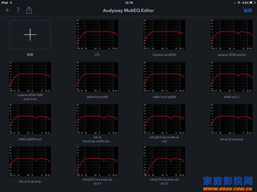 天龙马兰士功放奥德赛Audyssey MultEQ Editor手机APP使用教程(图64)