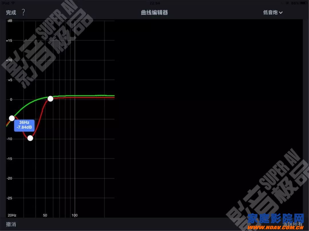 天龙马兰士功放奥德赛Audyssey MultEQ Editor手机APP使用教程(图49)