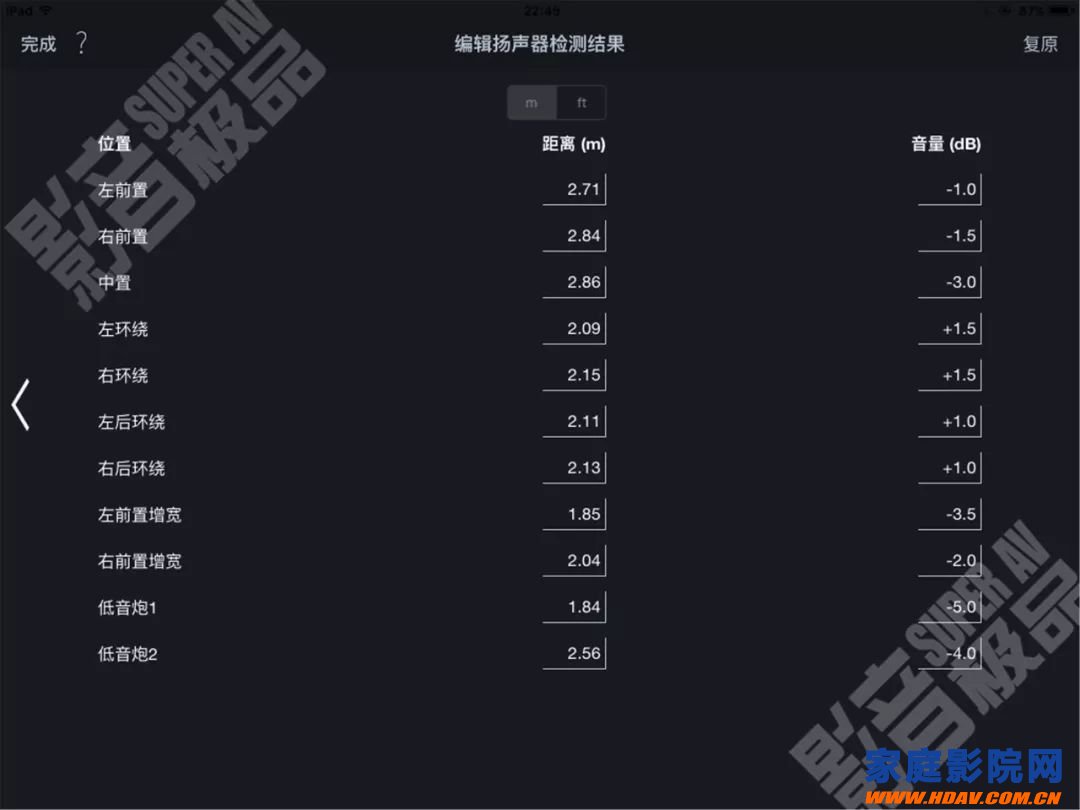 天龙马兰士功放奥德赛Audyssey MultEQ Editor手机APP使用教程(图30) 天龙马兰士功放奥德赛Audyssey MultEQ Editor手机APP使用教程(图30)