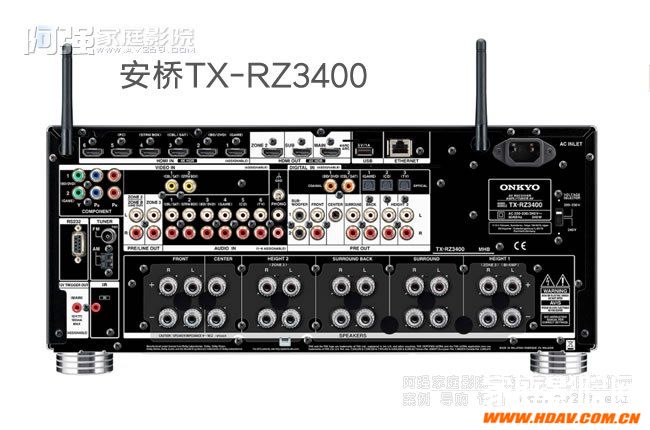 安桥新旗舰AV功放RZ3400发布，有哪些新功能？(图2)