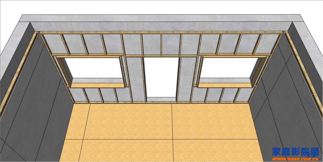 家庭影院影音室门、窗、新风系统隔音施工工艺(图1)