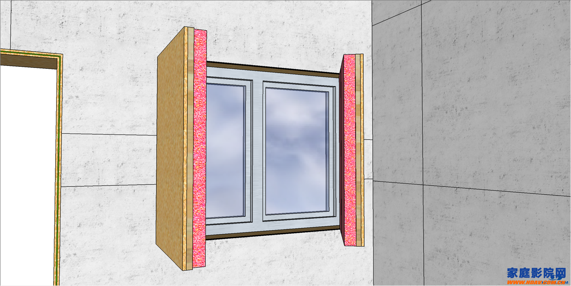 家庭影院影音室门、窗、新风系统隔音施工工艺(图23)