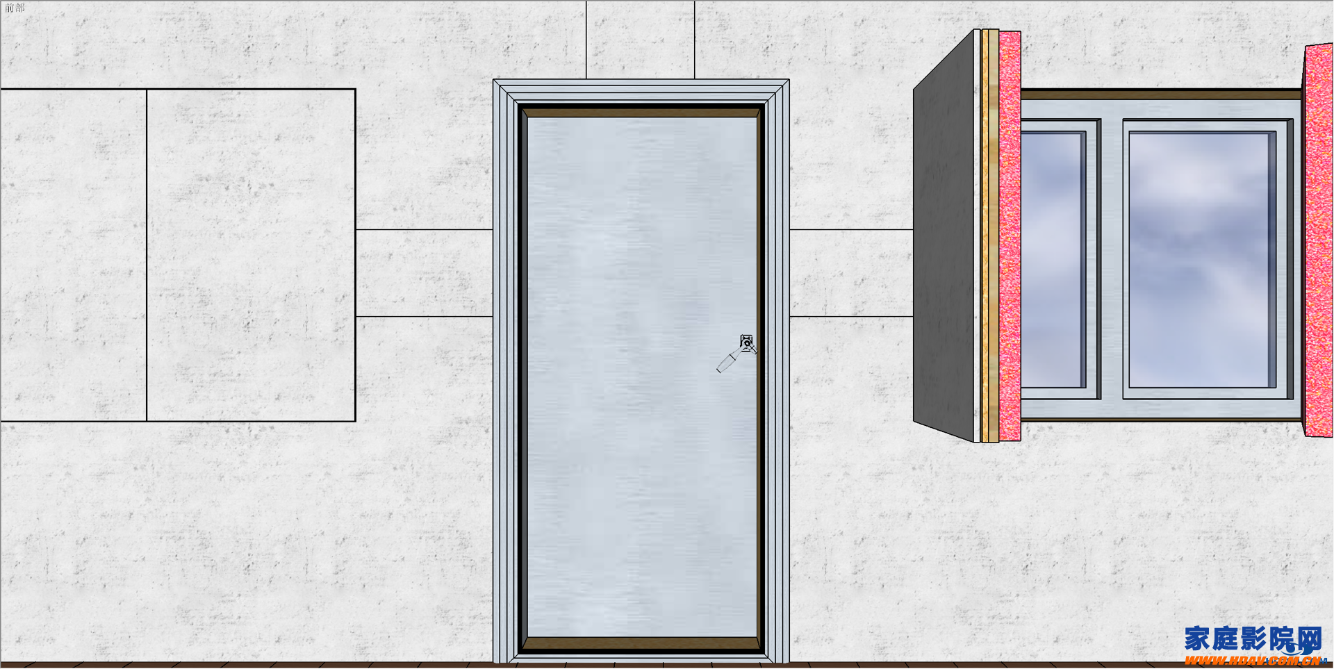 家庭影院影音室门、窗、新风系统隔音施工工艺(图42)