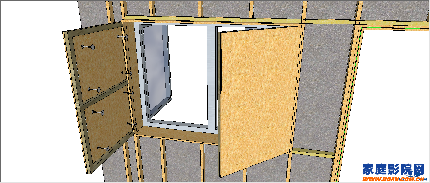 家庭影院影音室门、窗、新风系统隔音施工工艺(图25)