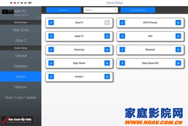 圣歌Anthem AVM 70前级功放评测(图9) 圣歌Anthem AVM 70前级功放评测(图9)
