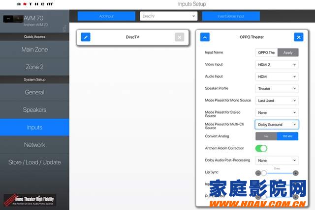 圣歌Anthem AVM 70前级功放评测(图10) 圣歌Anthem AVM 70前级功放评测(图10)