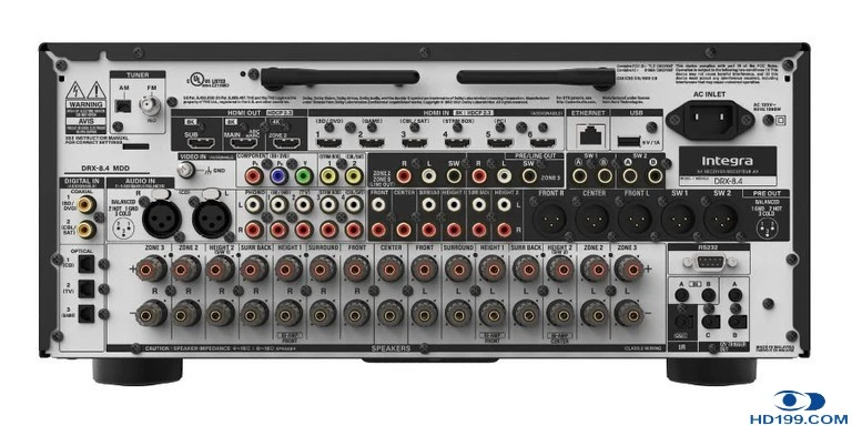 音桥Integra新11.2声道旗舰AVR DRX-8.4 比Denon A1H更好吗?(图2) 图片