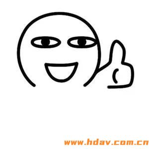 阿鲁小人点赞 - 表情包在线制作 - 表情包原图 - 表情包模板 - DIY表情包 - 发表情，表情包大全fabiaoqing.com